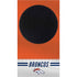 NFL Denver Broncos White Striped Xbox Series S Console Skin